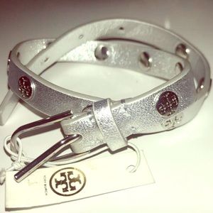 TORY BURCH Leather Wrap Bracelet